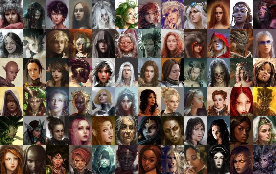 icewind dale portraits all