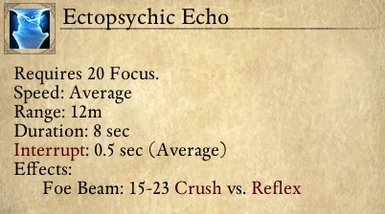 Toned down version of Ectopsychic Echo