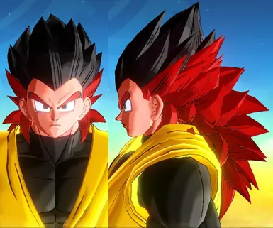 Revamped super saiyan 3 hair for CaCs – Xenoverse Mods