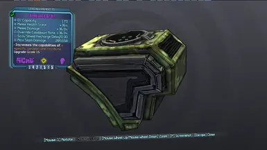 I don't know how to un-fuck the recharge delay stat, just know it mechanically works completely fine.