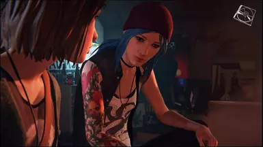 Post-Storm blue hair Chloe