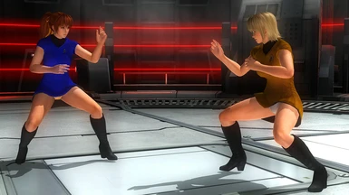 Ayane and Kasumi Star Trek Outfit