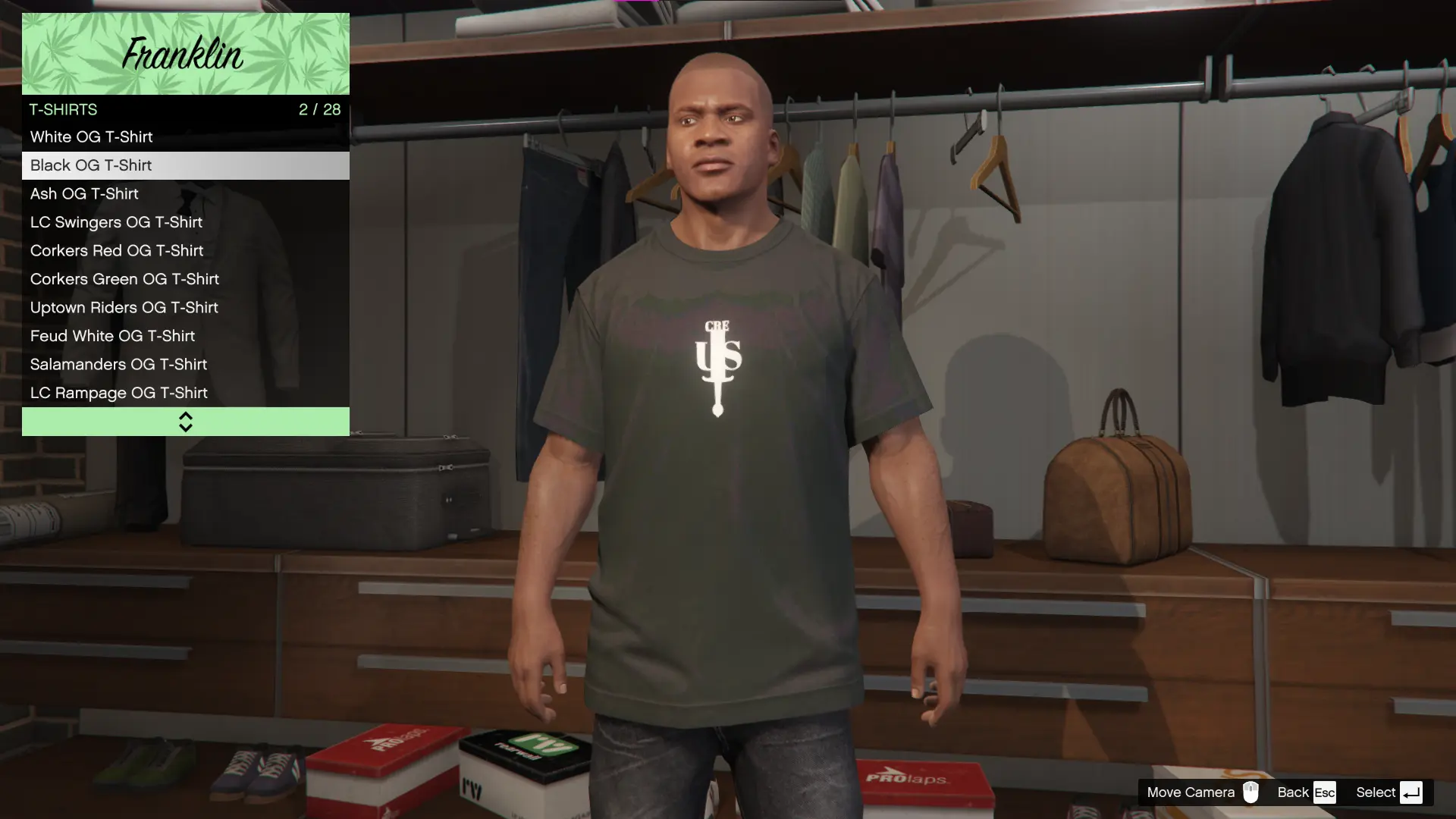 Iuscre Merch For Franklin at Grand Theft Auto 5 Nexus - Mods and Community