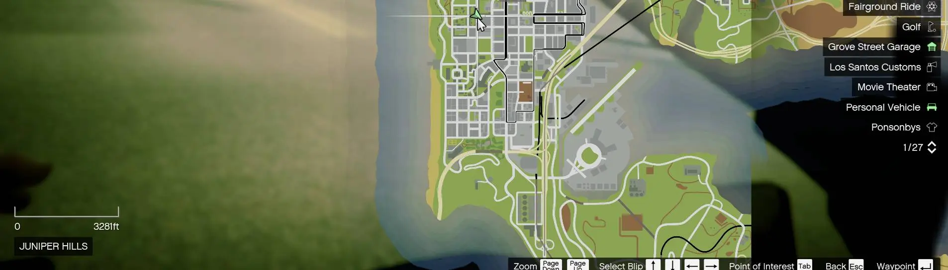 I got GTA V premium edition. There was a map of Los Santos. I