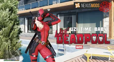 Ladypool -Lady Deadpool- from the Movie Deadpool and Wolverine Add-On Ped