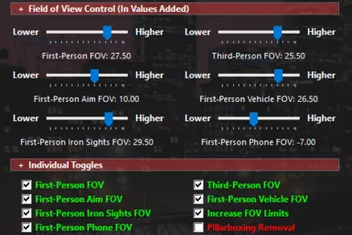 FOV and Ultrawide (GTA V Enhanced)