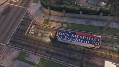 Donald Trump or Ben Shapiro Election 2020 Texture for Semi Tractor Trailer