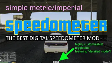 Simple Metric Imperial Speedometer