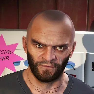 Better T face beards and hairline at Grand Theft Auto 5 Nexus - Mods ...