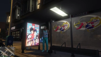 Anime Bus Shelters