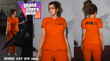 Lucia VI - Inmate Trailer 1- GTA 6 - Add-On Ped -Replace