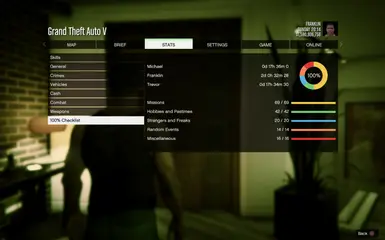 GTA 5 100 Percent Save File