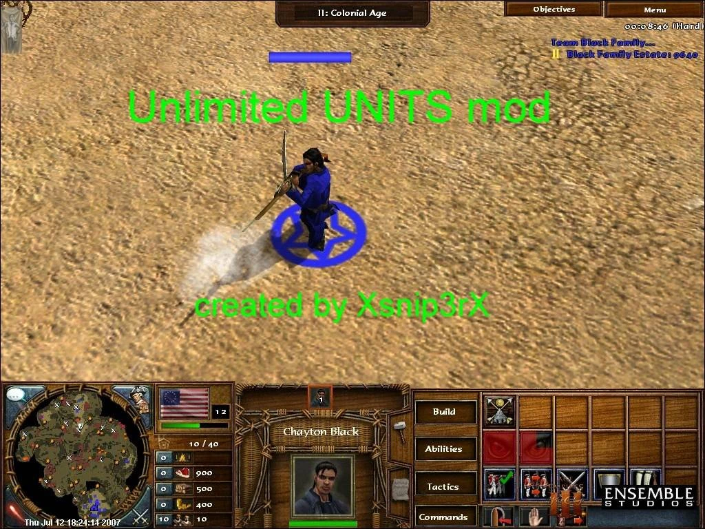 how to get unlimited population in age of empires 3