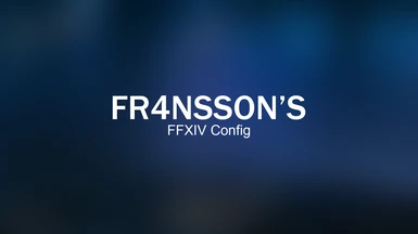 Fr4nsson's FFXIV Config (FFC)