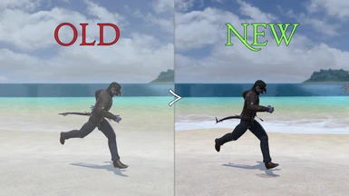 Au Ra Male Walk-Run-Sprint to Miqo'te Male Animations (Excluding Jump)