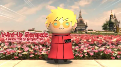 Wind-Up Stampede (Trigun Stampede Vash Plushie)