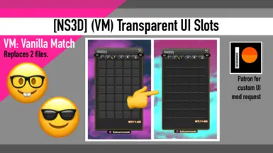 -NS3D- VM Transparent UI Slots