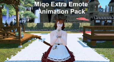 Female Miqo Extra Emote Animations Pack
