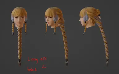 long ass hair
