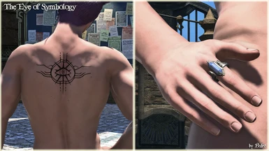 Tribal Wrap  TB25 Asymmetrical Tattoo  The Glamour Dresser  Final  Fantasy XIV Mods and More