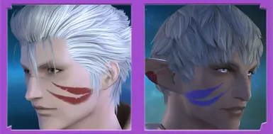 Miqo'te like Face Paint