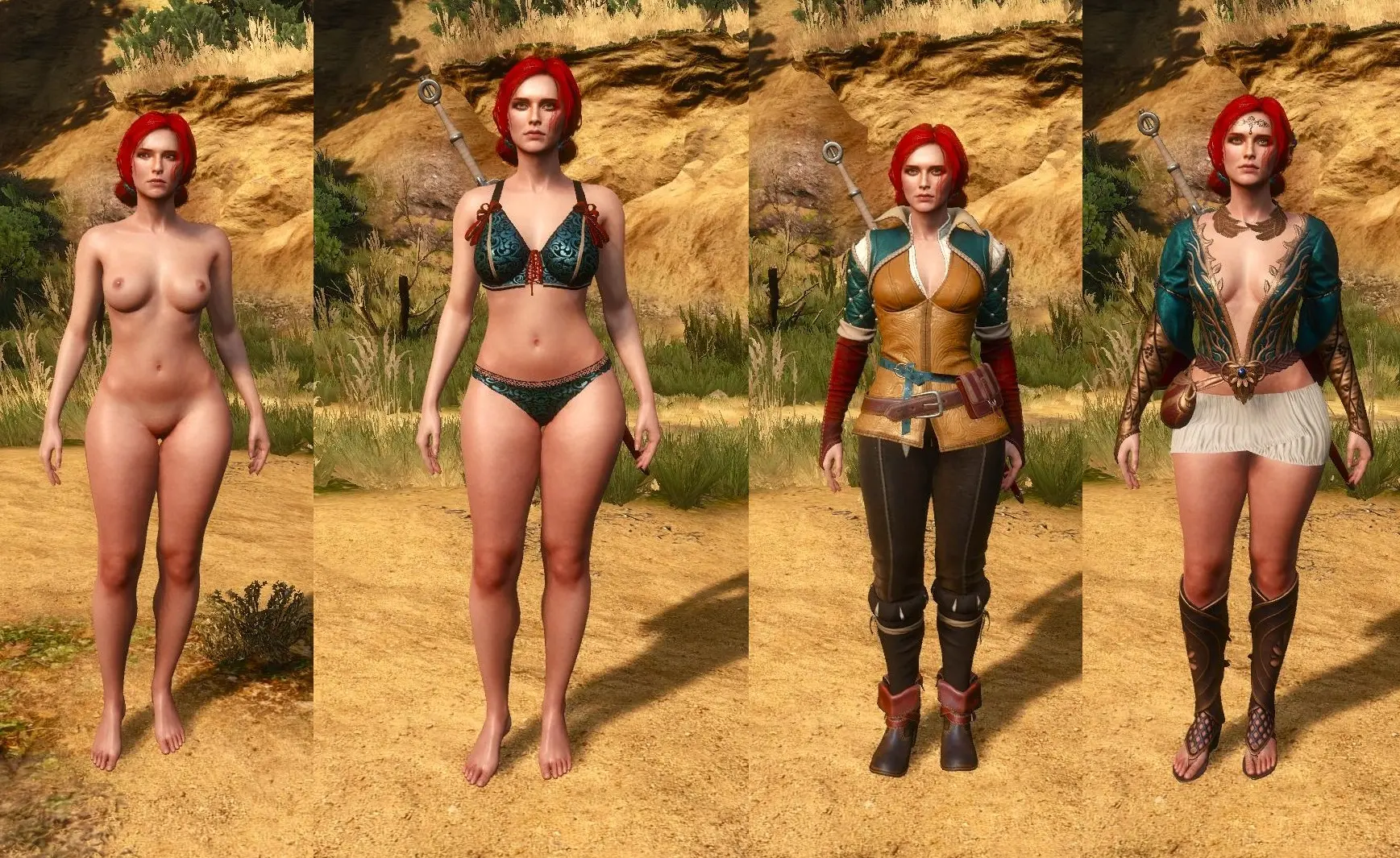 The witcher 3 hot mod фото 22