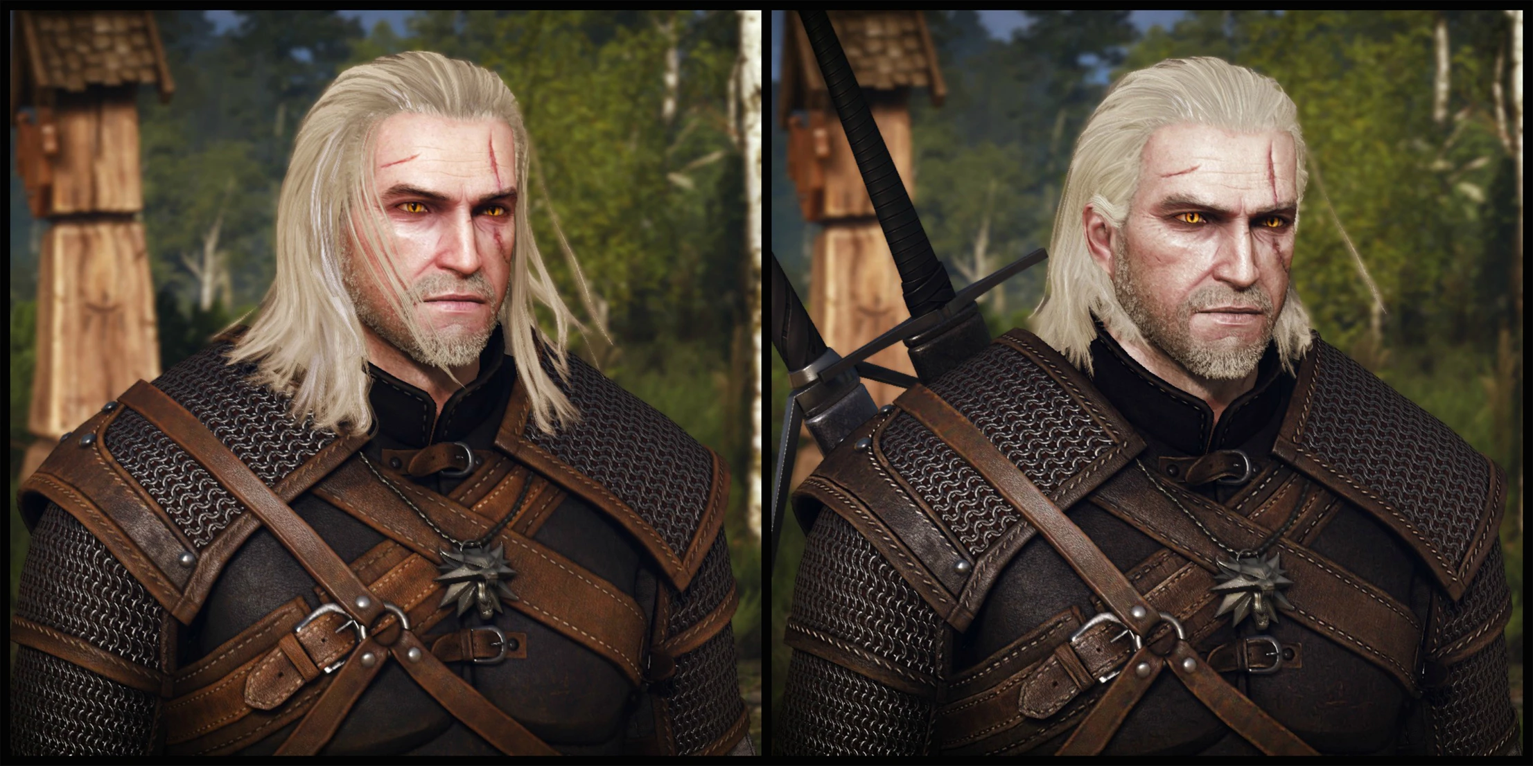 The witcher 3 geralt hairstyle фото 75