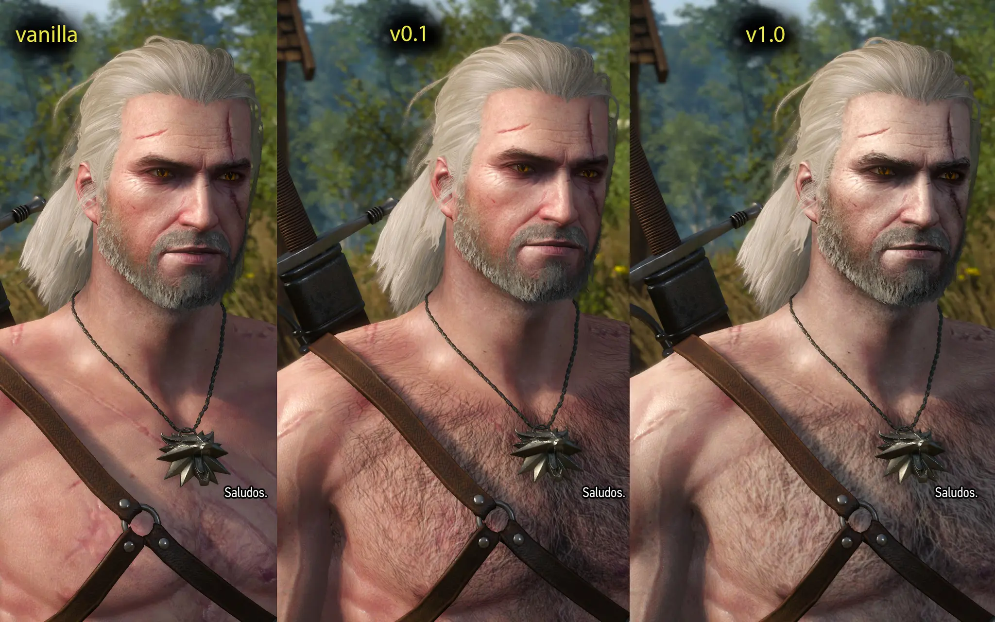 Geralt body hair at The Witcher 3 Nexus - Mods and community