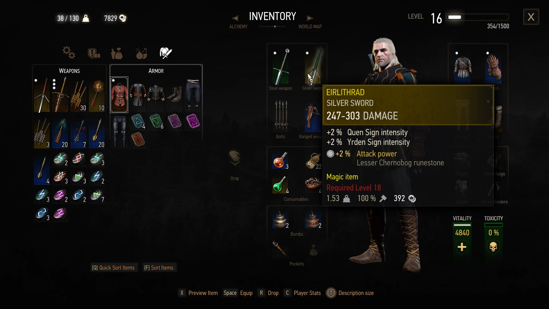 The witcher 3 items id фото 17