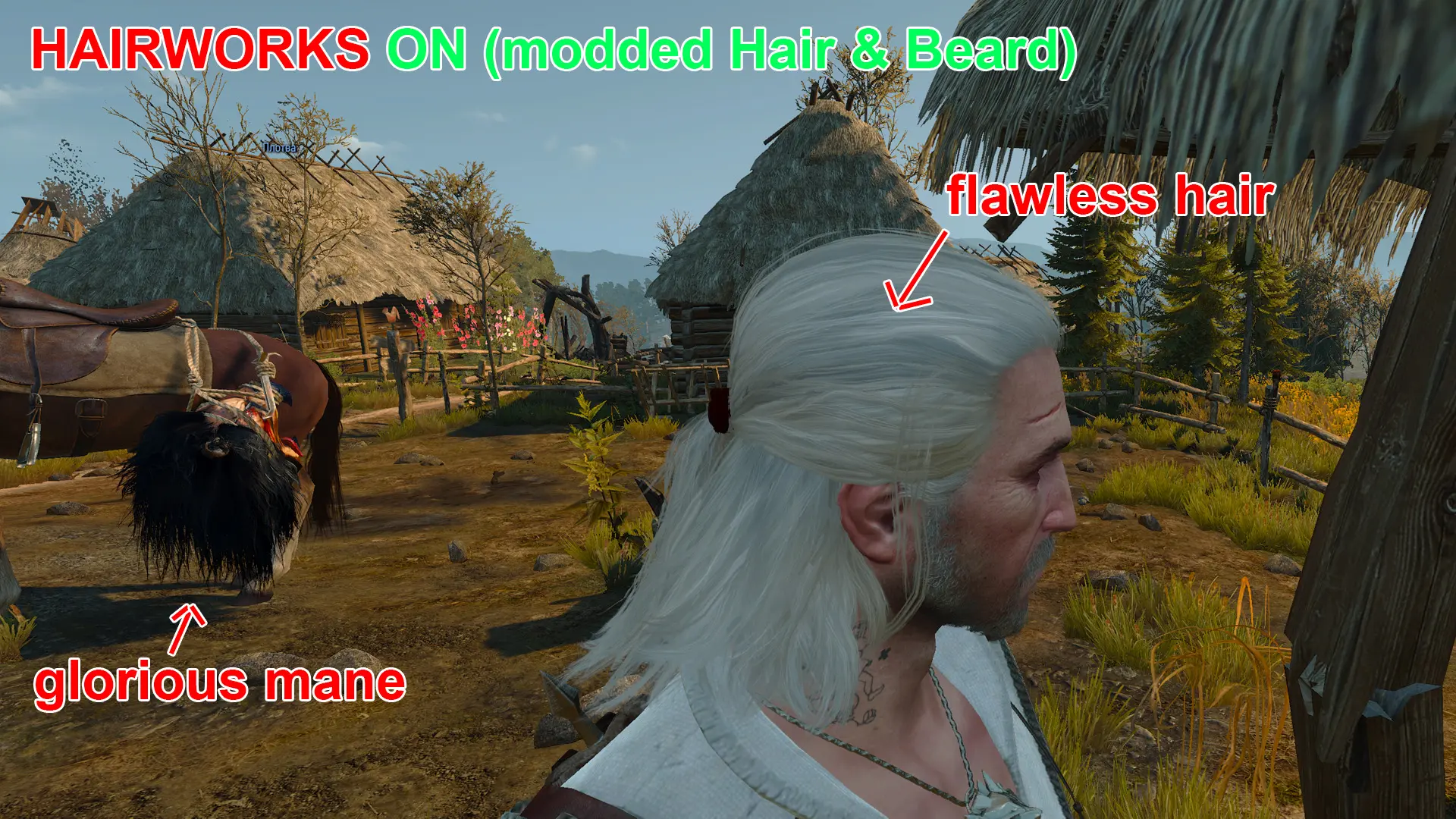 The witcher 3 hairworks mod фото 55