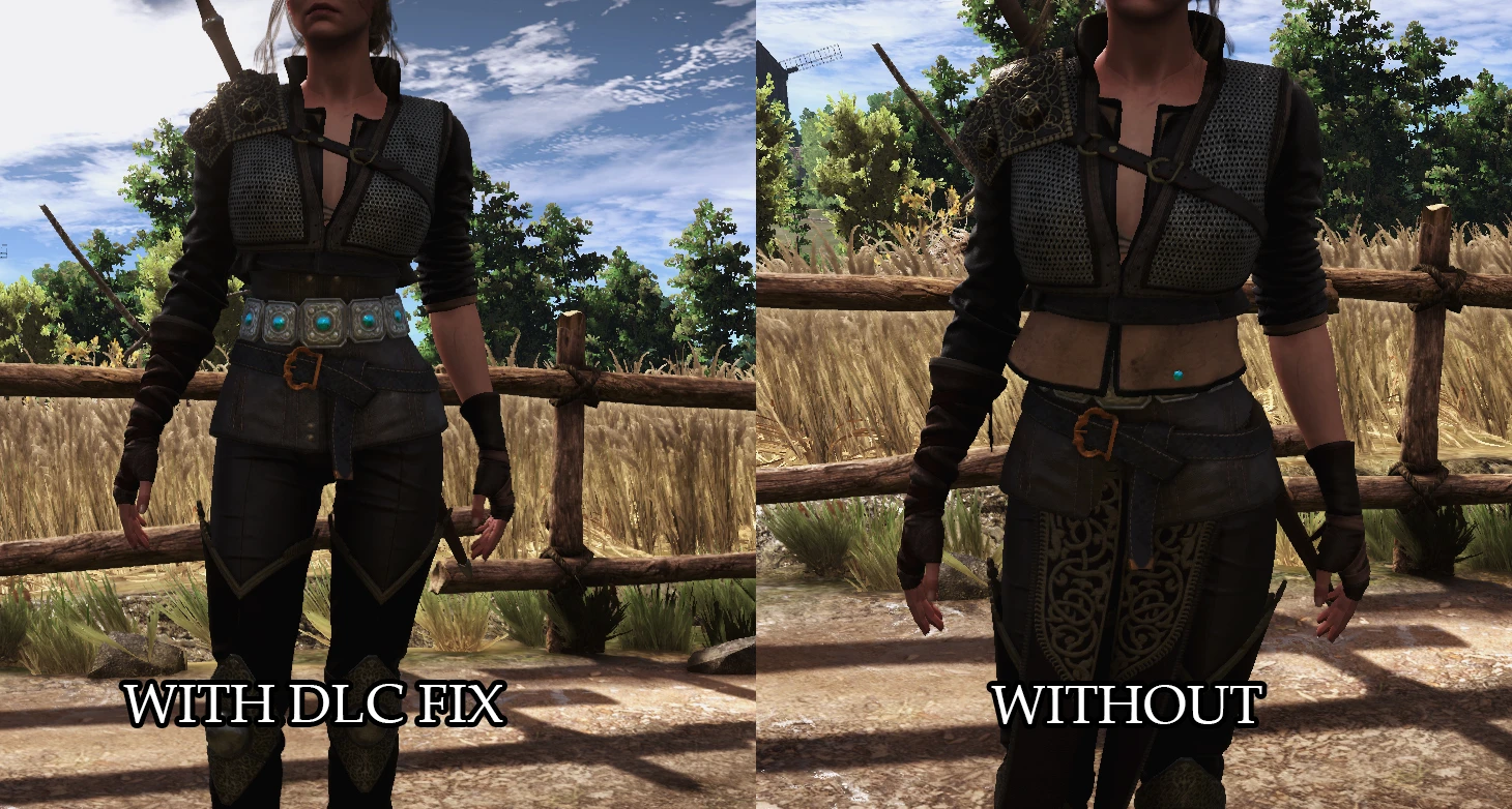 Comparison with and without dlc fix. ziraelxx. 