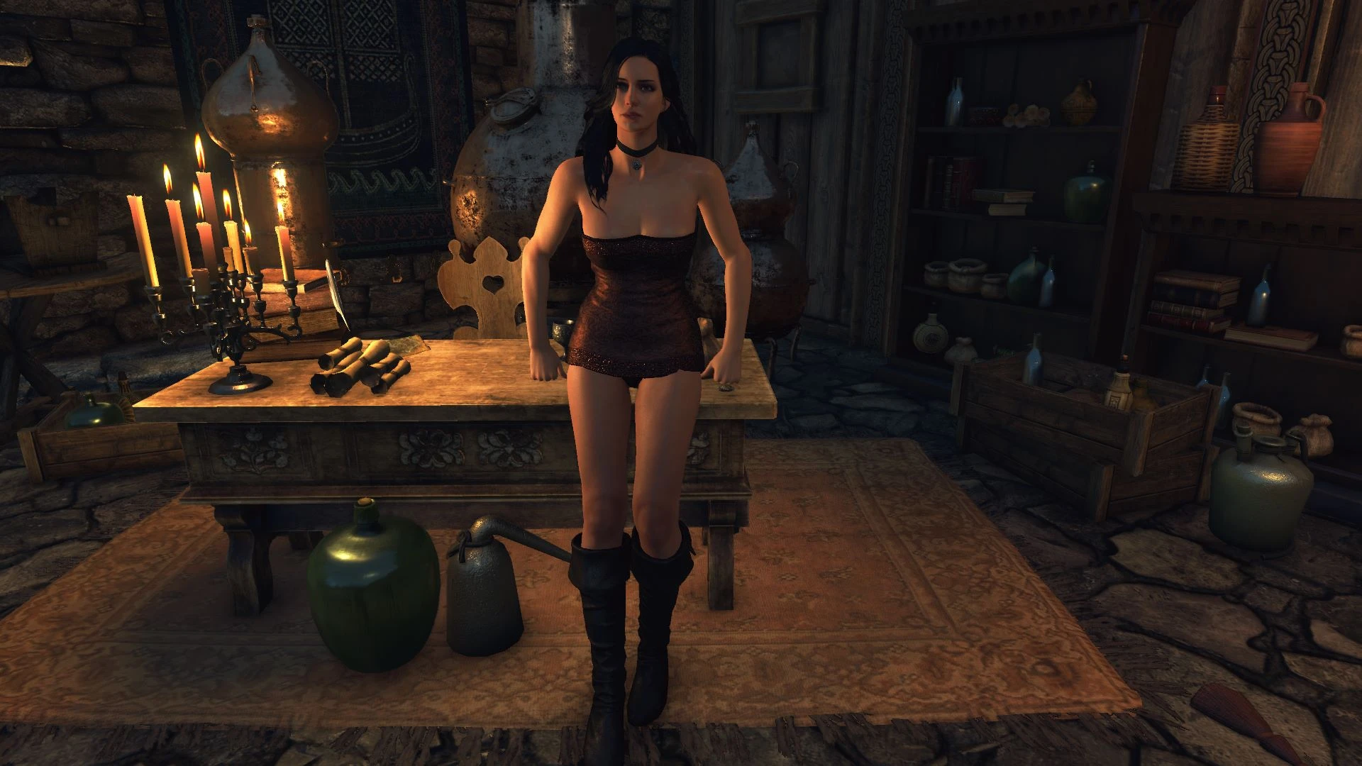 Sexy Yennefer Dress At The Witcher 3 Nexus Mods And Community 
