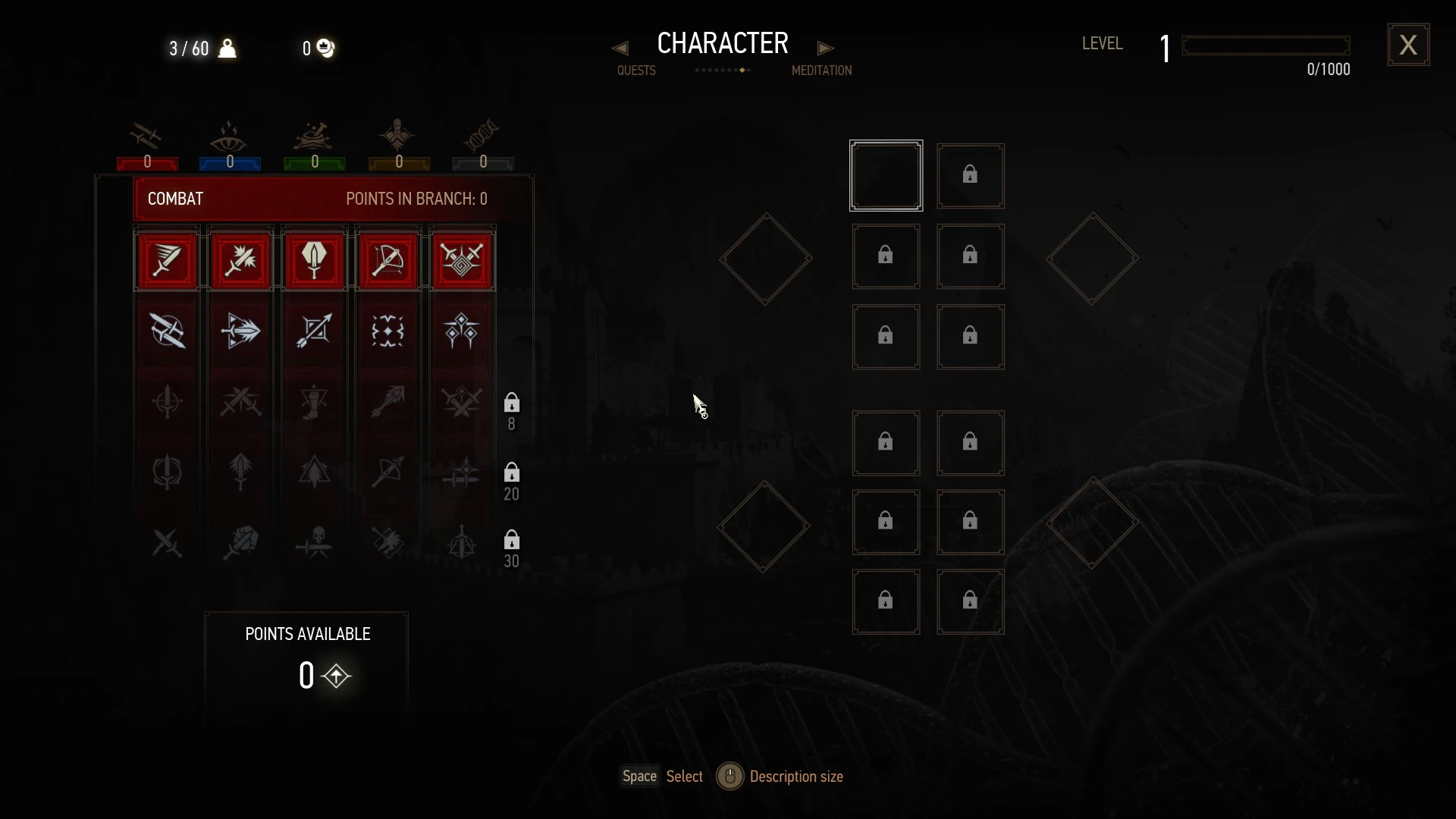 witcher 3 skill slots unlock
