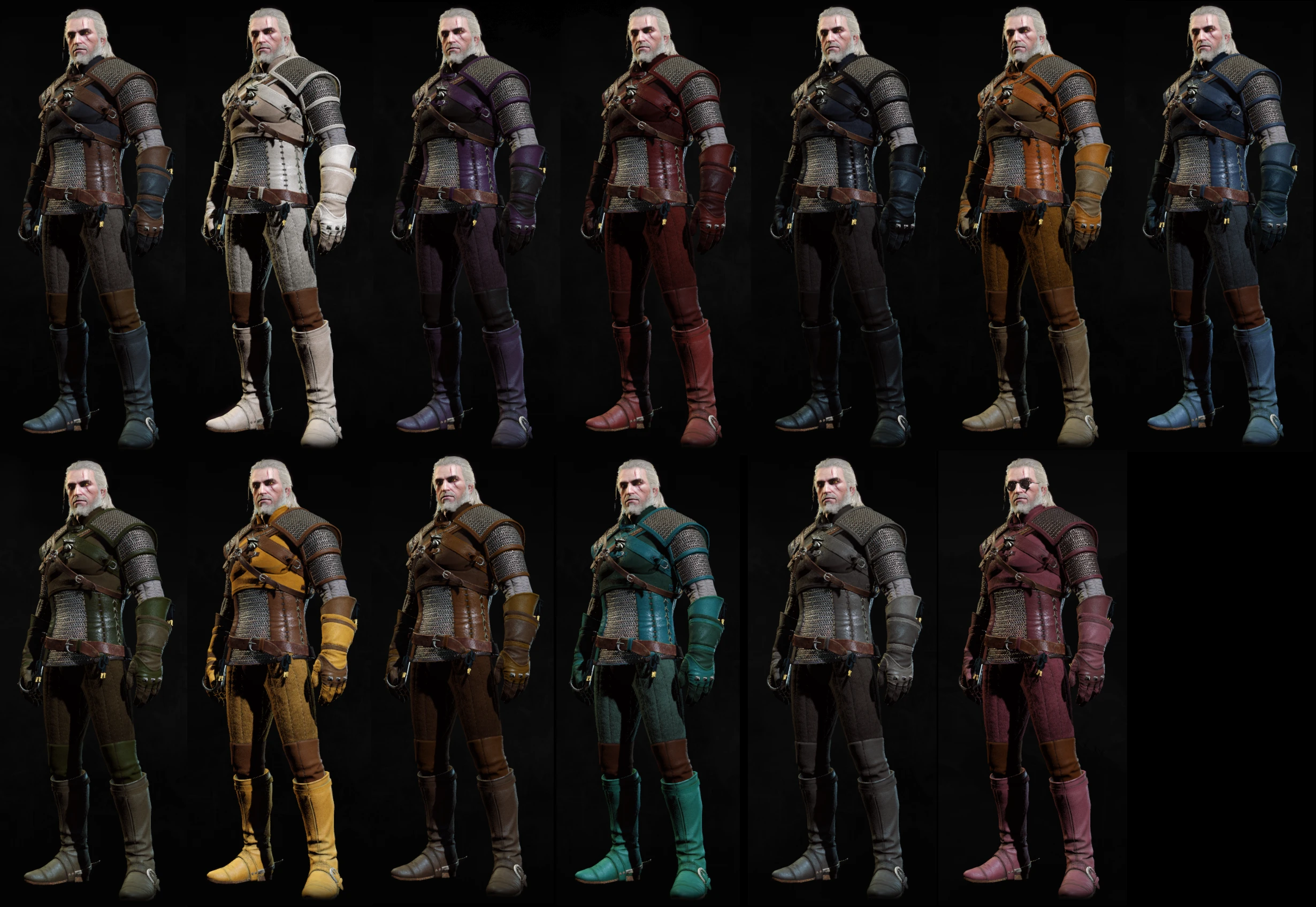 The witcher 3 witcher armor sets фото 42