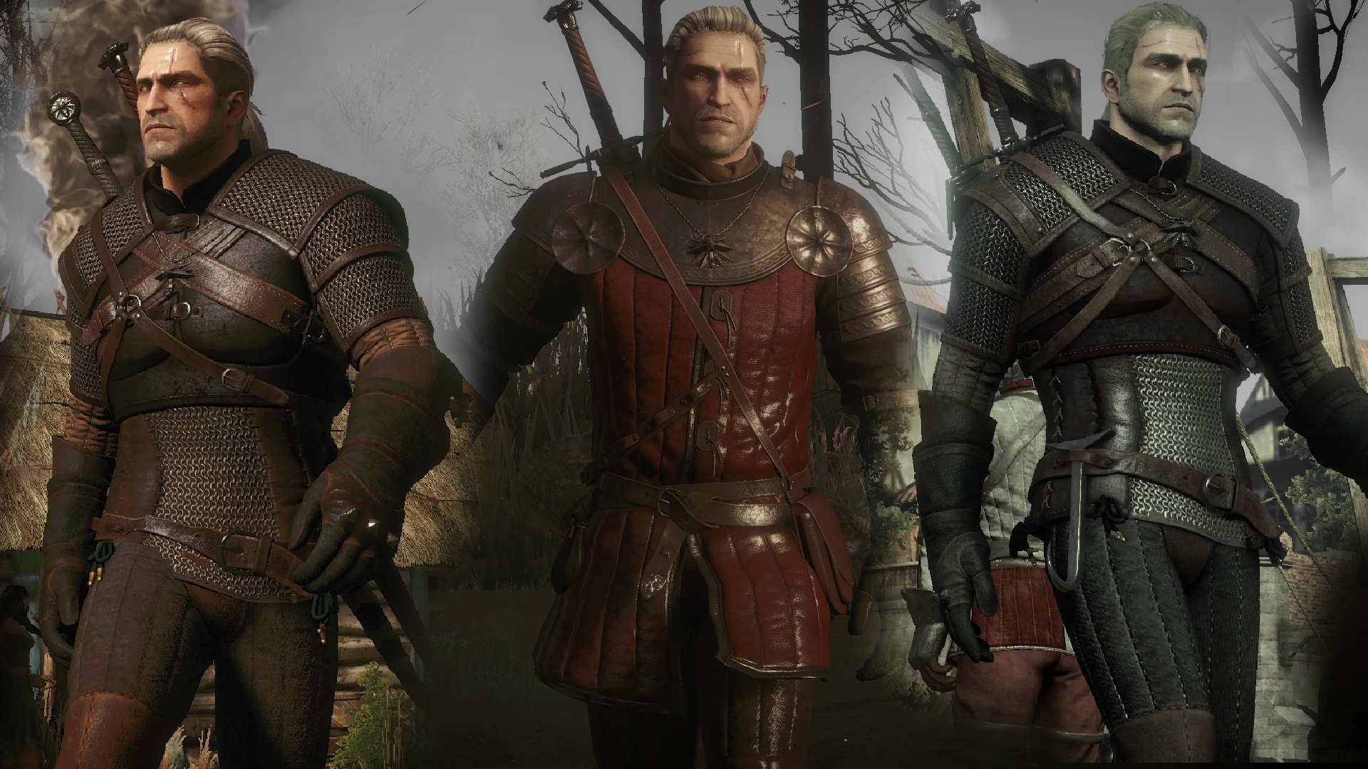 The witcher 3 all witcher armor фото 91