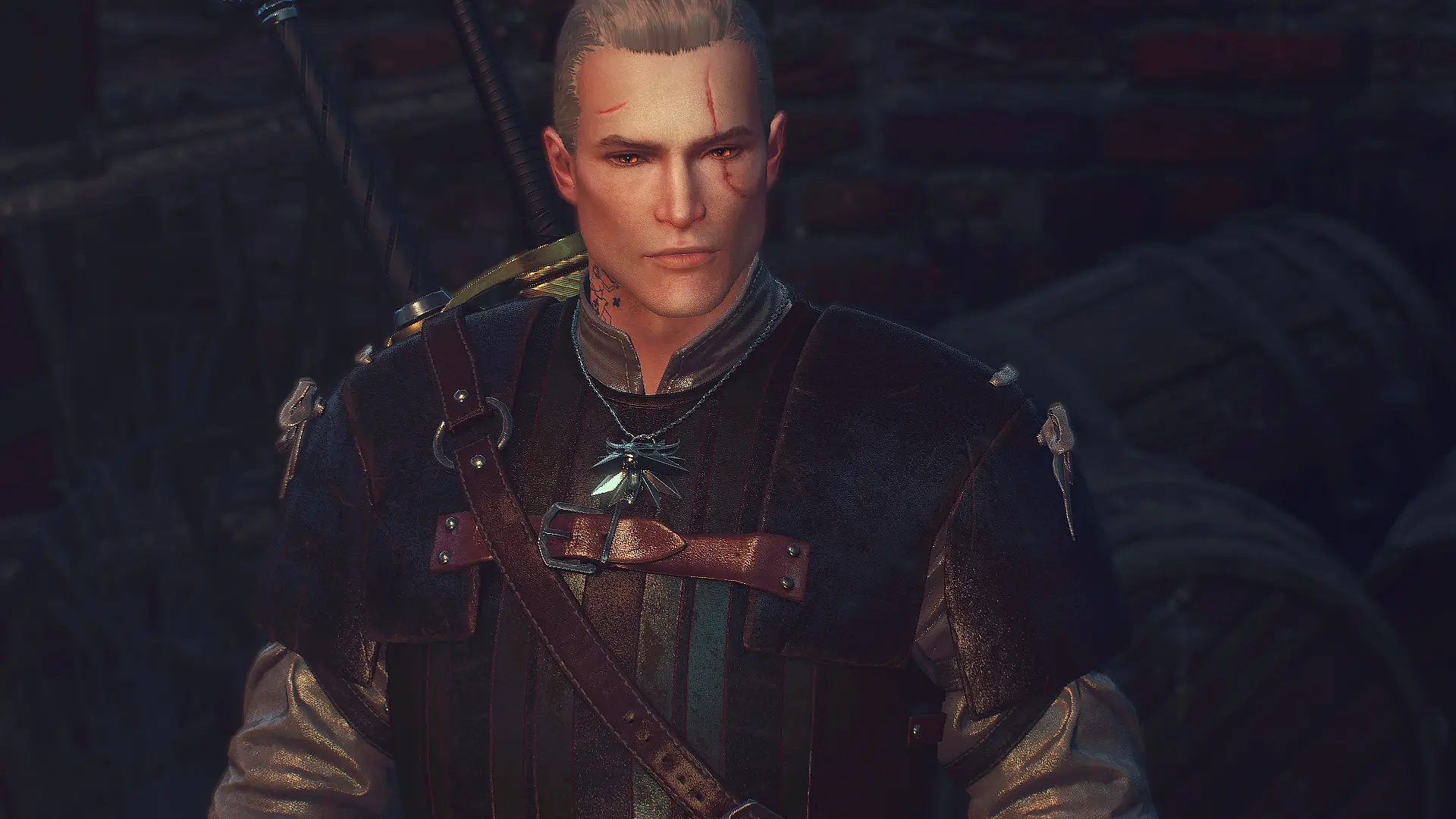 The witcher 3 geralt face mod фото 33