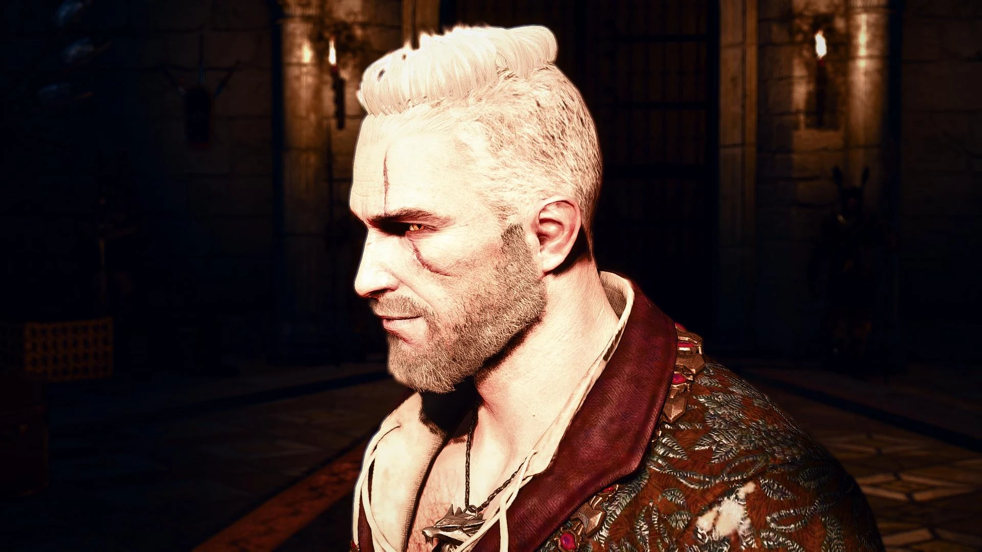 The witcher 3 geralt hairstyle фото 87