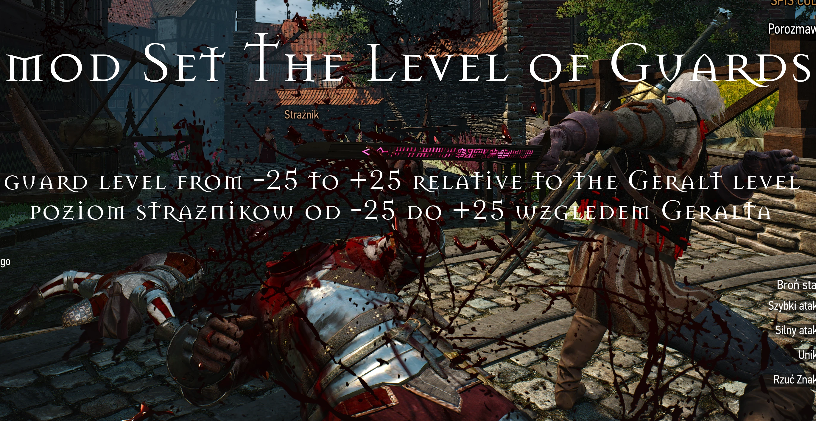 The witcher 3 more blood mod фото 100