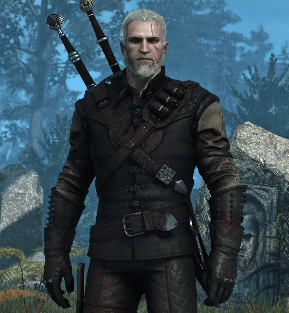 Geralt face retexture face from the witcher 3 фото 59