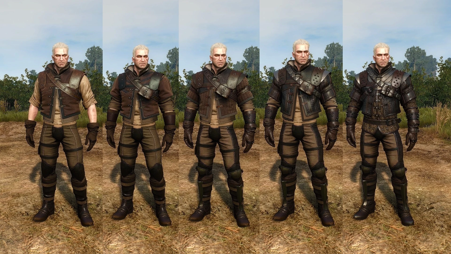 The witcher 3 all witcher armor фото 107
