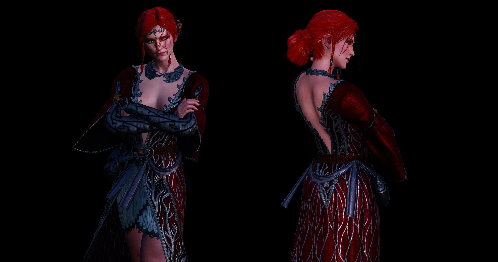 Triss Red Dlc Dress. at The Witcher 3 Nexus - Mods and ...
