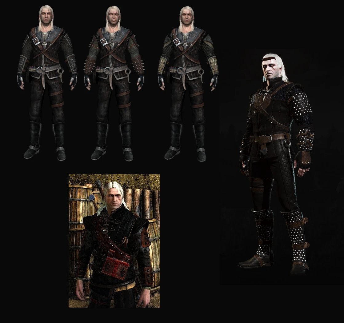 The witcher 3 all witcher armor sets фото 44