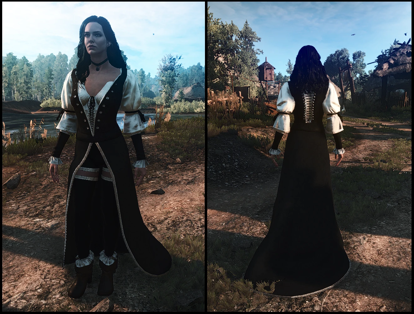 This mod replaces Yennefer's DLC Outfit with a new Outfit. 