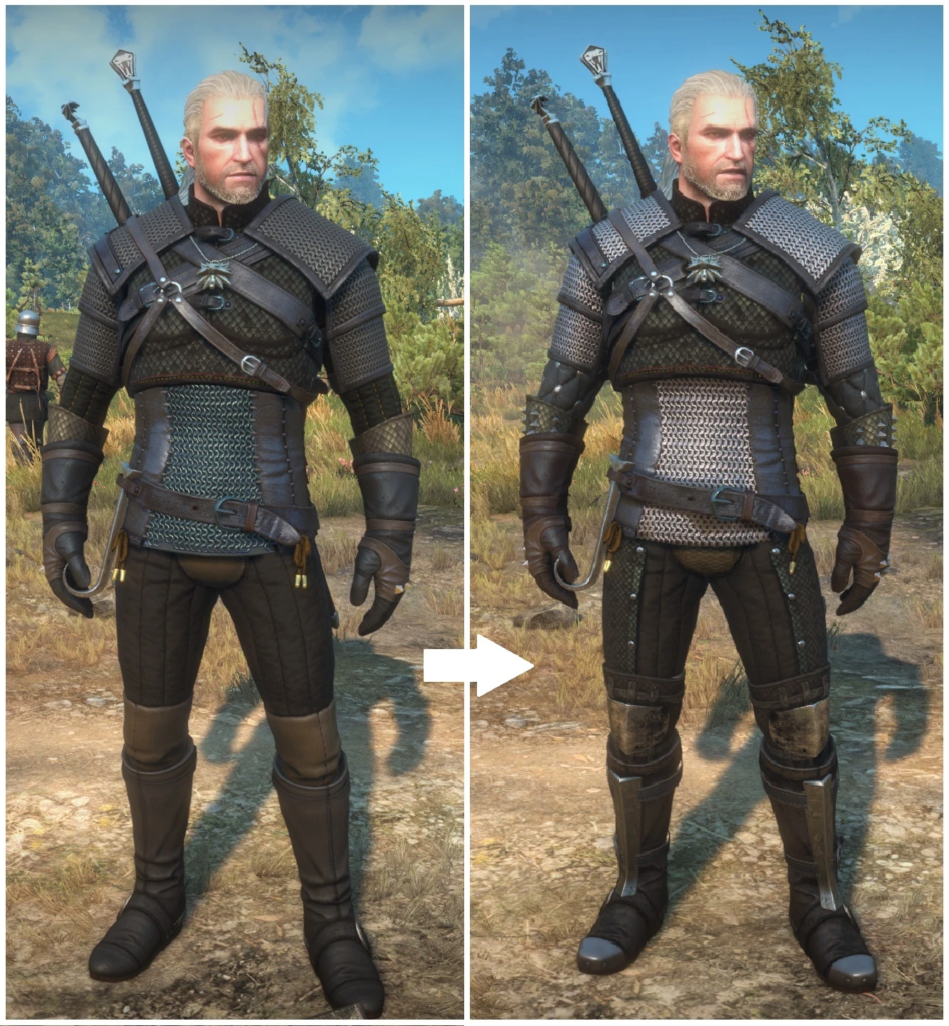 The witcher 3 all witcher armor sets фото 42