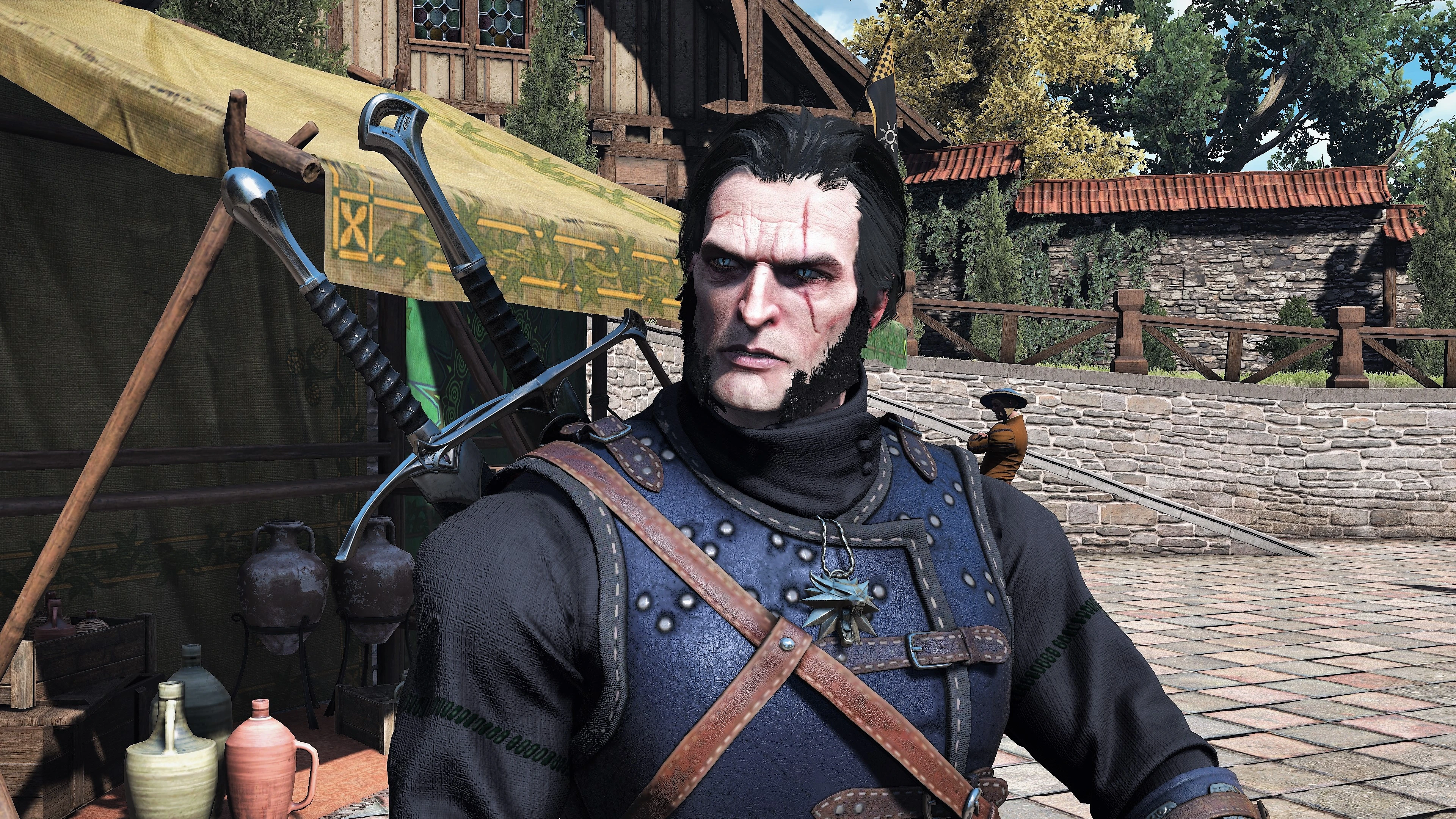 The witcher 3 geralt hairstyle фото 37