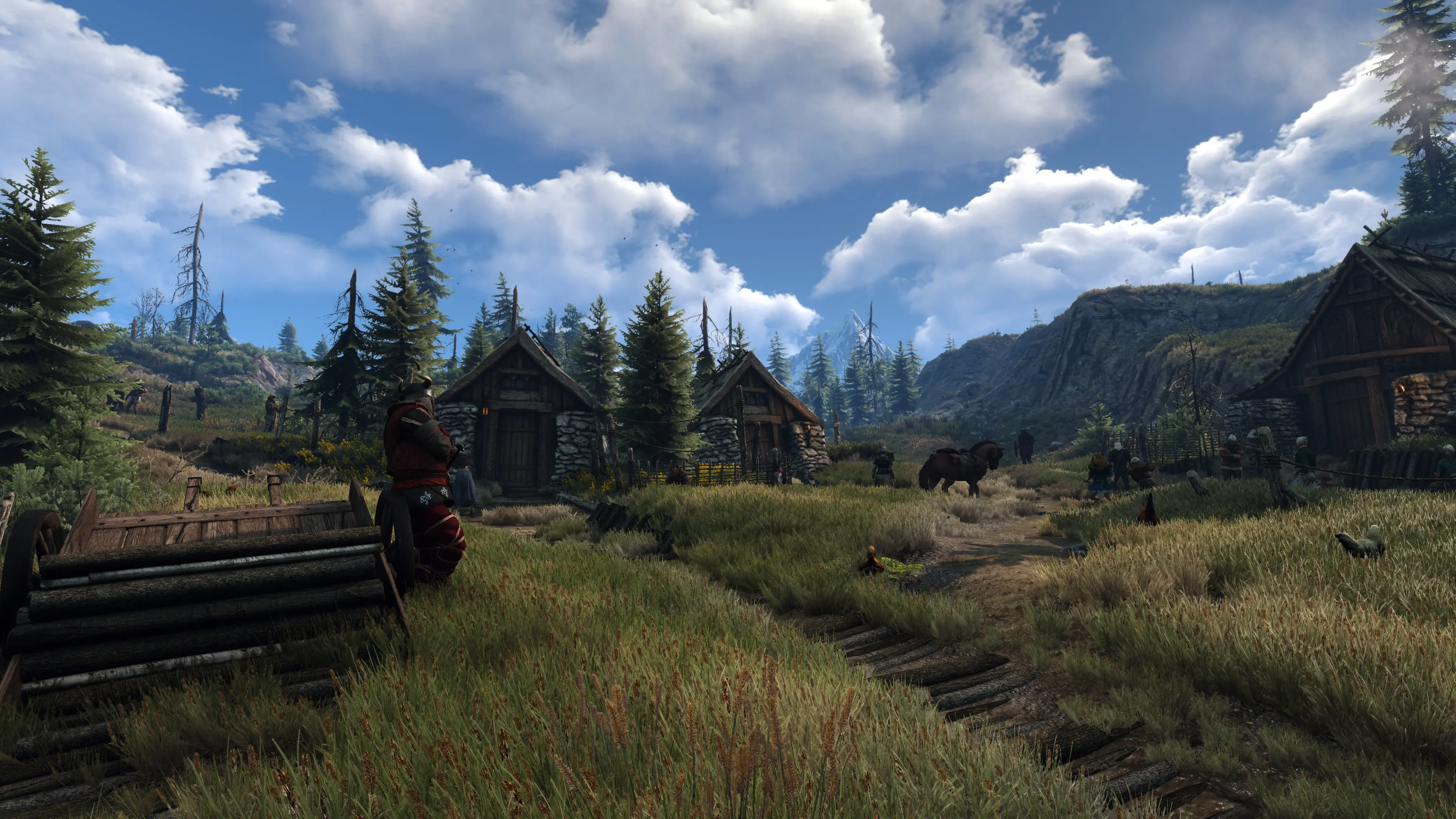 The witcher 3 grass mod фото 18