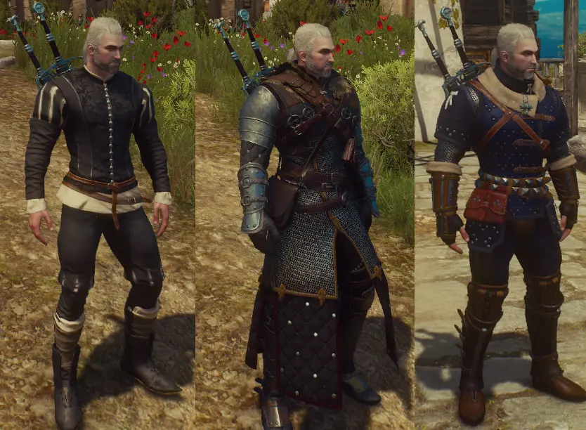 Geralt on Steroids Armor Refit at The Witcher 3 Nexus - Mods and community