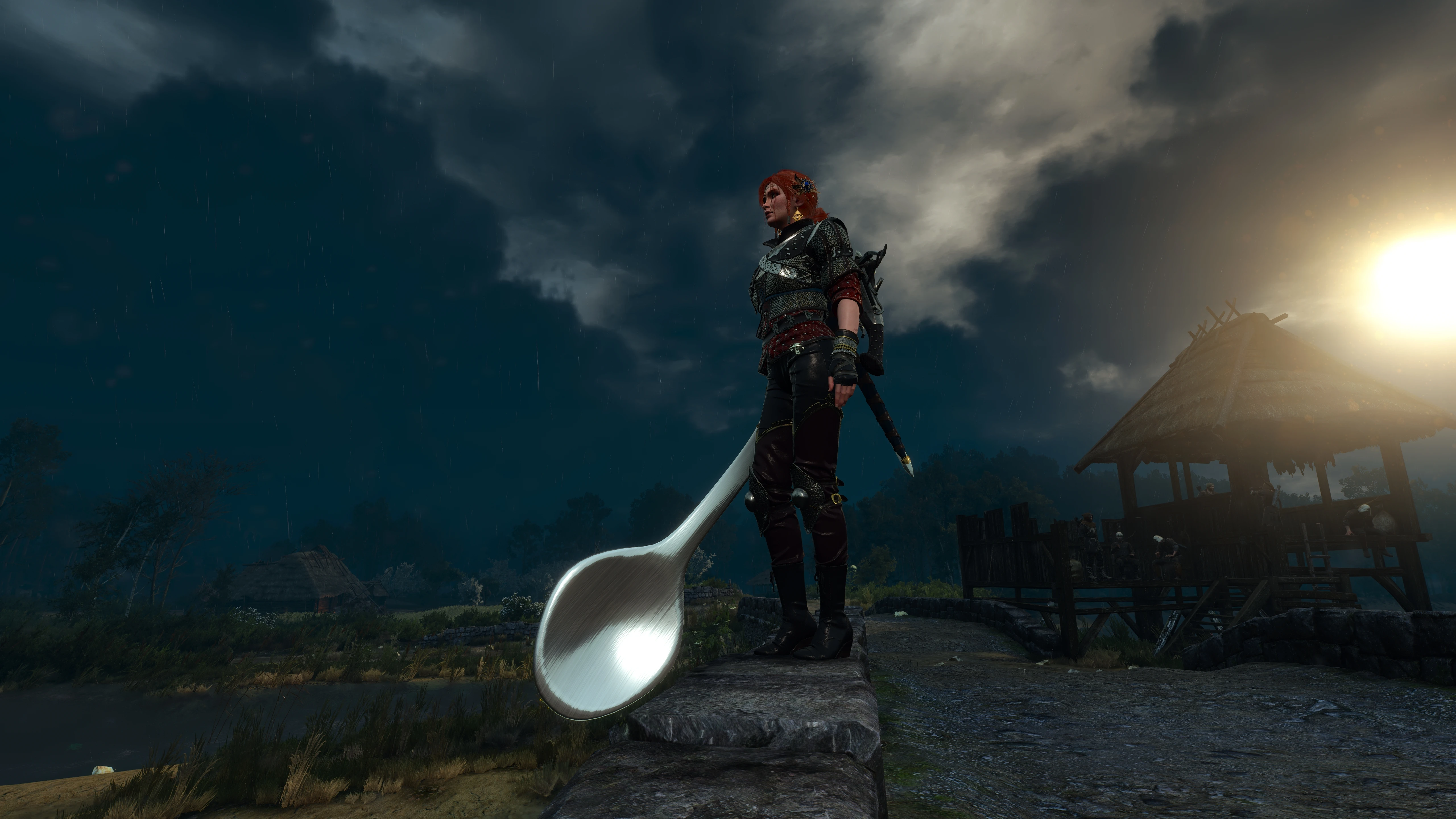 Comically Large Spoon At The Witcher 3 Nexus Mods And Community