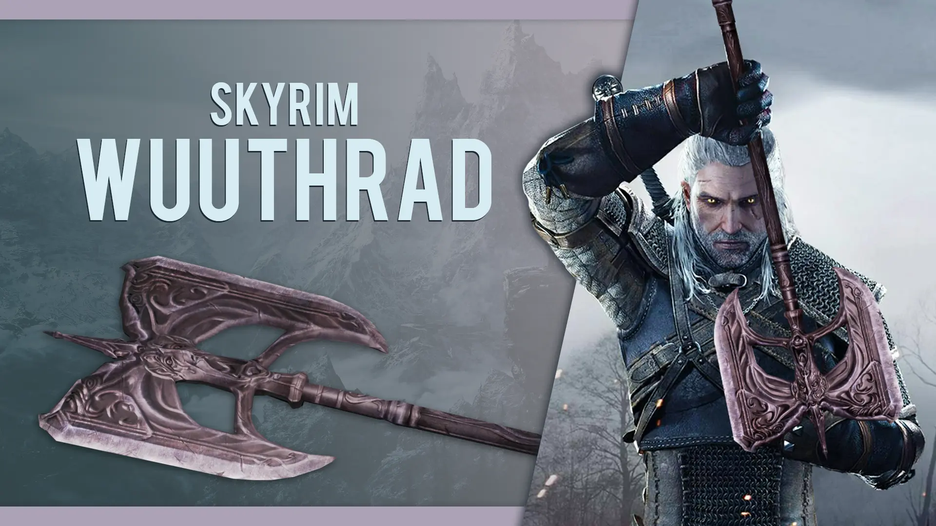 Skyrim Wuuthrad at The Witcher 3 Nexus - Mods and community