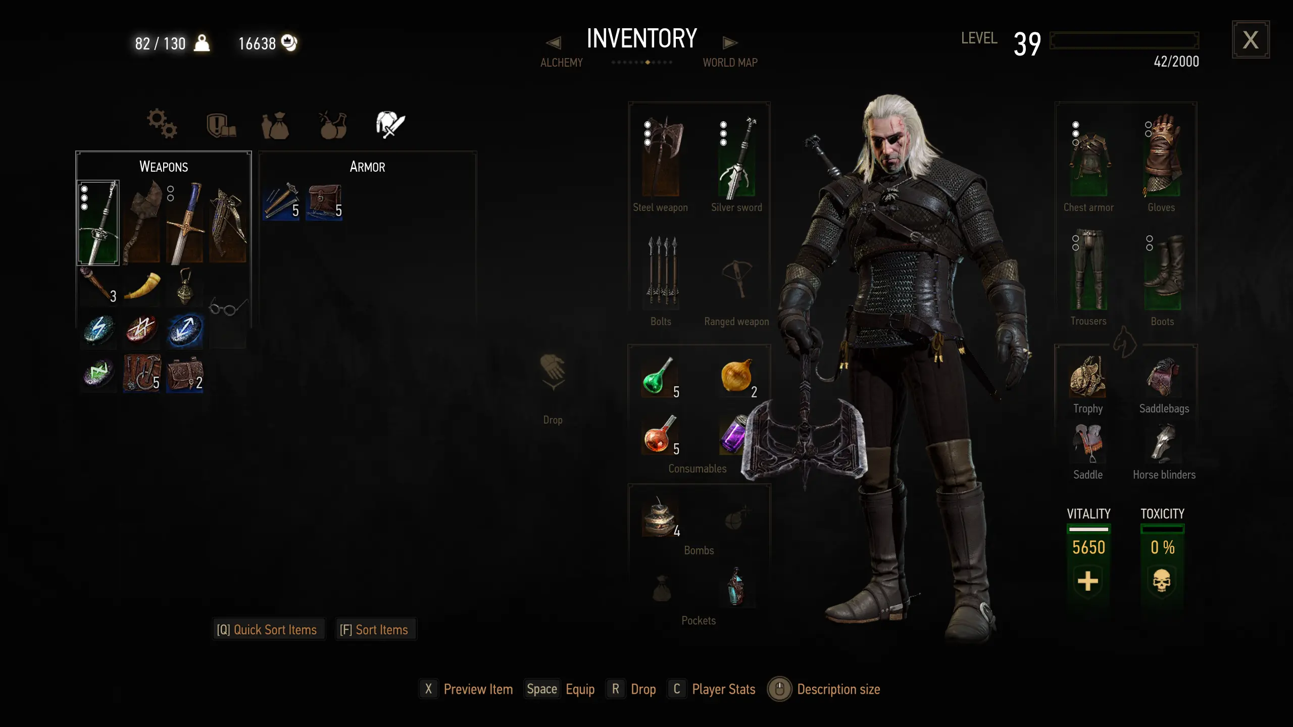 The witcher 3 моды на инвентарь фото 60